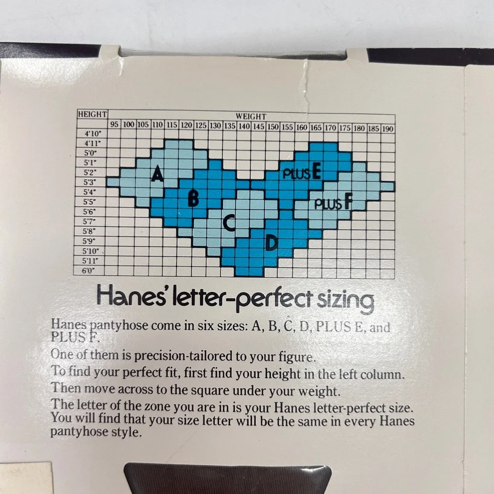 Vintage 1980 Hanes Ultra Sheer Pantyhose 2 Pair Size B Tummy Control Sandalfoot